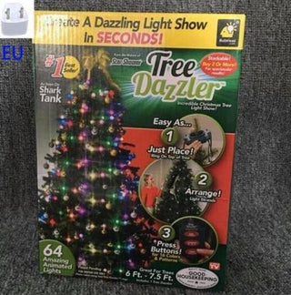 64 Light Dazzler Shower Tree Light Show Of Christmas Tree - Phosgene