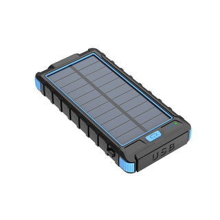 New solar wireless power bank Outdoor PD fast charging ultra-large capacity 20000 mAh power bank - Phosgene