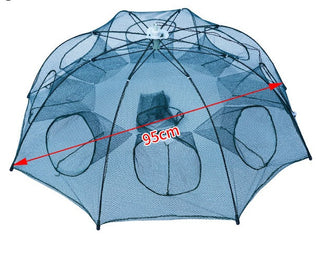 Strengthened 4-20 Holes Automatic Fishing Net Shrimp Cage Nylon Foldable Fish Trap Cast Net Cast Fold Crab Trap Fishing Network - Phosgene