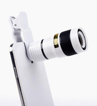 Zoom Mobile Phone Clip-On Retractable Telescope Camera Lens For  Galaxy S3 S4 S5 S6 S7 Edge Phone - Phosgene