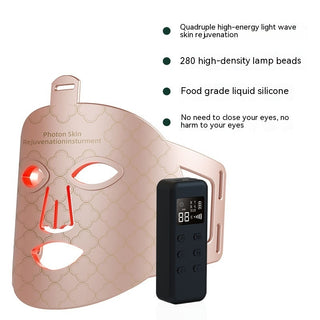 New Infrared Phototherapy Beauty Apparatus Face Led Color Light Skin Rejuvenation Beauty Mask - Phosgene