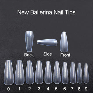 500 tablets of transparent natural color ballet fake nails Phosgene