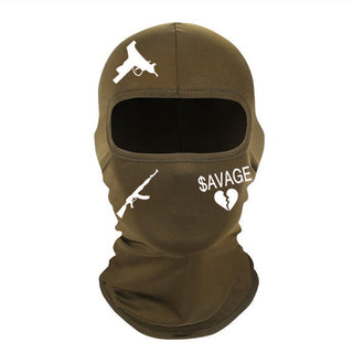 Outdoor Cycling Windproof Sun-proof And Breathable Neck Protection Heat Transfer Patch Printed Ice Silk Headgear - Phosgene