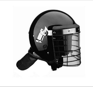 Steel mesh riot helmet - Phosgene