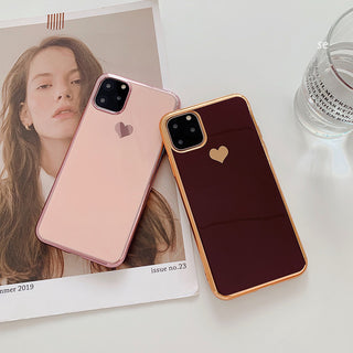 Luxury plating love phone case - Phosgene