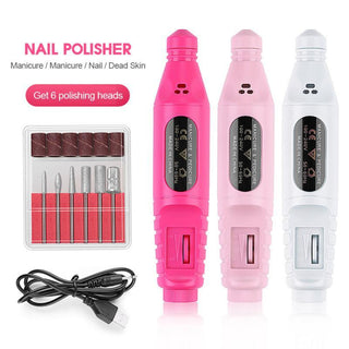 Electric Nail Polish Machine Pen Nail Art Tool - Phosgene