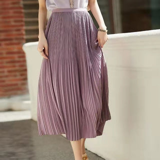 Women's Delicate Artistic Pleated Skirt - Phosgene