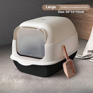 Litter Box Fully Enclosed Cat Toilet - Phosgene