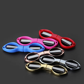 Mini Stainless Steel Folding Scissor Keychain Fishing Scissor Cutter Camping Tool Fishing Pliers Scissors Line Cutter Tool - Phosgene