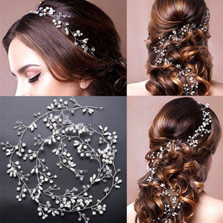 Wedding Hair Accessories Crystal Pearl Hair Accessories - Phosgene