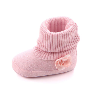 New Products Of Spring And Autumn, Three Women Baby Boots, Wholesale Screw Sleeve Socks, Mouth Shoes, Baby Toddler Shoes 0757 - Phosgene