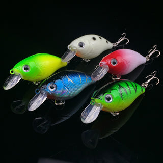 WALK FISH 5Pcs Lot Fishing Lure 5 Color Minnow Road Bait Small Fatty Fish Bait Fishing Gear Hard Bait Spinner Artificial Bait - Phosgene