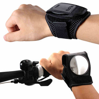 Bicycle Mirror Rearview Mirror With Wrist Strap And Arm With Quick-installation - Phosgene