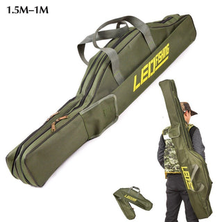 Foldable pot belly fishing rod bag - Phosgene