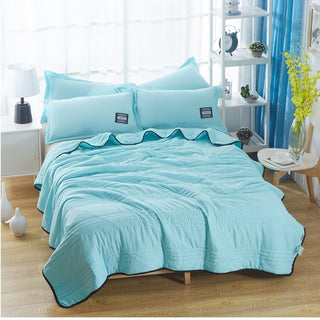 Cooling Blankets Pure Color Summer Quilt Plain Summer Cool Quilt Compressible Air-conditioning Quilt Quilt Blanket - Phosgene