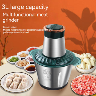 Multi-functional Household Meat Grinder Large Capacity Stainless Steel Electric - Phosgene