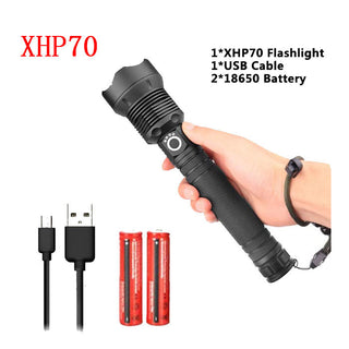 USB Charging Zoom P50 Flashlight - Phosgene