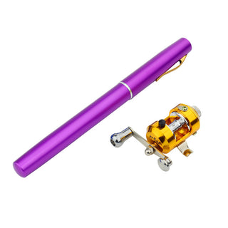 1 meters foreign trade Mini fishing rod, cross border Amazon WISH portable pen fishing rod Fishing Rod A Phosgene