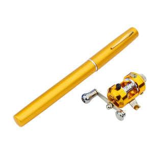 1 meters foreign trade Mini fishing rod, cross border Amazon WISH portable pen fishing rod Fishing Rod A Phosgene