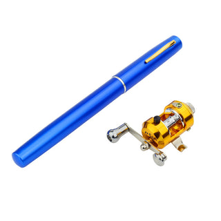 1 meters foreign trade Mini fishing rod, cross border Amazon WISH portable pen fishing rod Fishing Rod A Phosgene