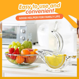 Manual Lemon Juicer Transparent Acrylic Elegance Bird Shape Lemon Slice Squeezer Kitchen Tools Gadgets - Phosgene