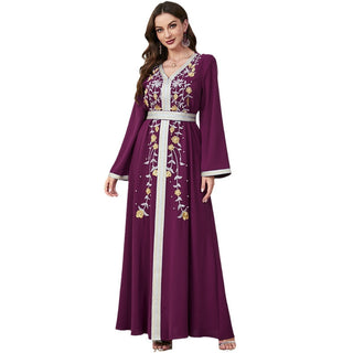 Women's Fashion Embroidery Beaded Dress - Phosgene