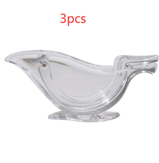 Manual Lemon Juicer Transparent Acrylic Elegance Bird Shape Lemon Slice Squeezer Kitchen Tools Gadgets - Phosgene