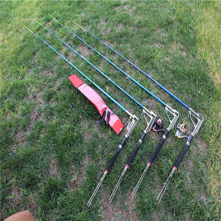 Automatic fishing rod fishing rod pole spring rod fishing rod support package supplies a full set of special offer - Phosgene