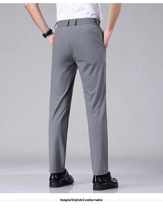 Casual Pants Men's Thin Business Stretch-fit Pants Phosgene