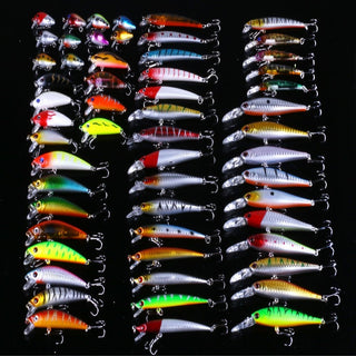 HENG JIA fast selling 56 pieces of lure bait bait kit EBAY bursting fake bait suit lure - Phosgene