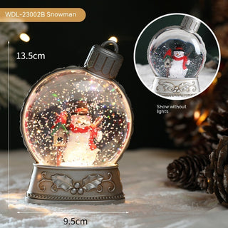 Christmas Holiday Decorations Luminous Simulation Flat Light LED Decoration Scene Layout Flame Light Home Decor - Phosgene