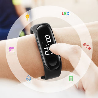 Waterproof Touch Electronic LED Watch Phosgene