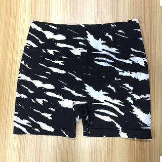 Seamless Knitted Camouflage Printing Yoga Shorts Outdoor Running Fitness Pants - Phosgene