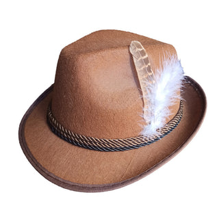 Fashion Personality Jazz Mountain Hat - Phosgene