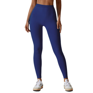 Peach Hip Raise V Waist Belly Contracting Running Fitness Skinny Workout Pants - Phosgene