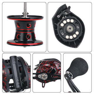 Baitcasting Fishing Reel Bait Casting Fishing Wheel With Magnetic Brake Carp Carretilha Pesca - Phosgene