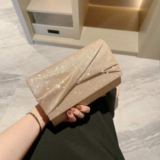 Gold Fashion Envelope Clutch Phosgene