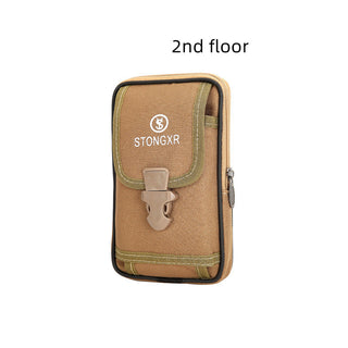 Oxford Cloth Waterproof Snap Phone Bag - Phosgene