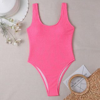 New Siamese Conservative Double-shoulder Strap Women's Swimsuit - Phosgene