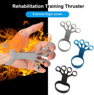 Silicone Grip Device Finger Exercise Stretcher Arthritis Hand Grip Trainer Strengthen Rehabilitation Training To Relieve Pain - Phosgene