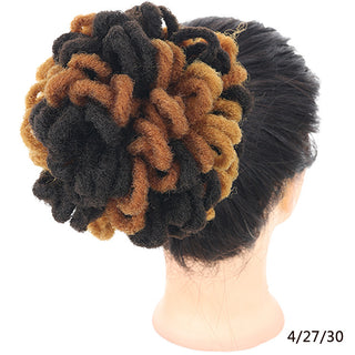 African Wig Bun Hair Bag Drawstring Dreadlocks Afro Hair Bag - Phosgene