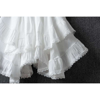 Women's Summer Irregular Lace Skirt Phosgene