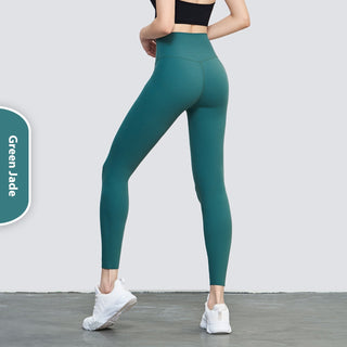 Women's High Waist Belly Contracting Sports Yoga Pants Phosgene