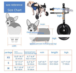 Pet Disabled Dog Wheelchair Scooter - Phosgene