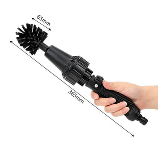 Water-driven Rotary Cleaning Brush Wash Hand-held Water Spray Brush - Phosgene