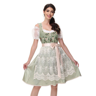 Munich Beer Lace Maid Performance Skirt Suit - Phosgene