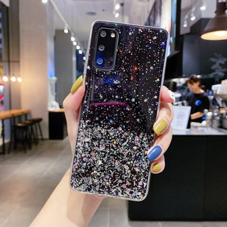 Starry Sky Silver Foil Epoxy Phone Case - Phosgene