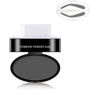 Eyebrow Powder Stamp Tint Stencil Kit Cosmetics Professional Makeup Waterproof Eye Brow Stamp Lift Eyebrow Enhancers Stencil Kit - Phosgene