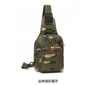 Oxford Cloth Cycling Bag Camouflage Outdoor Sports Small Chest Pannier Bag - Phosgene