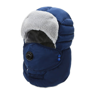 Women's Hat Cold-proof Hat Cycling Ear Protection Thickened Cold-proof Warm Cotton Cap - Phosgene